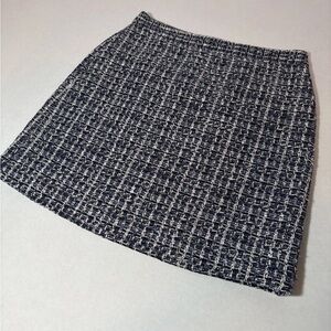 Ann Taylor Factory Petite Size PS Factory Tweed Pencil Skirt Zip Up Size 6P